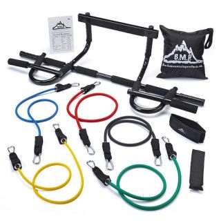 Heavy Duty Chin Pull Up Bar and Resistance Bands