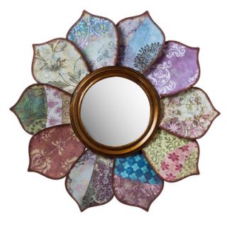 Cape Craftsmen Bohemian Rhapsody Floral Pattern on Pattern Wall Mirror