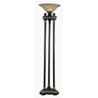 Kenroy Home Fredrique 3 Pole 1 Light Torchiere Floor Lamp