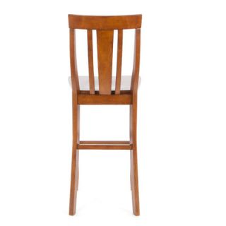 Crosley Shield Back 30 Barstool in Classic Cherry