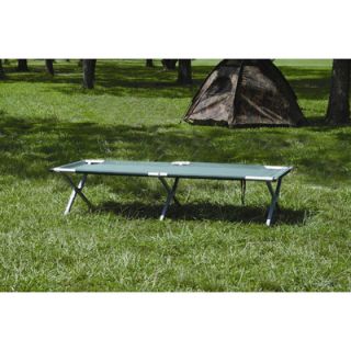 Texsport Deluxe Folding Camp Cot in Forest Green