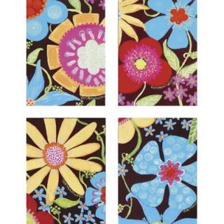 Paragon Flowers and Fudge by Weigel Kids Art   16 x 12 (Set of 4)