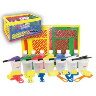 Adjustable Easel With 27 Piece Paint Set