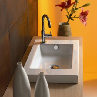 Serie 35 Ceramic Bathroom Sink with Overflow   Art 3503011 35 / 60