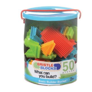 Battat Bristle Blocks Bucket Toy