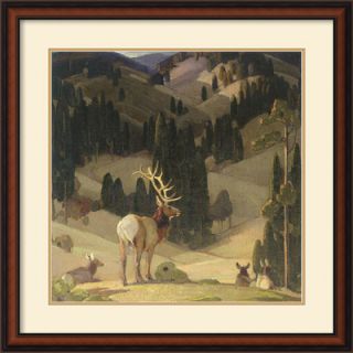 Amanti Art October in the Mountains Framed Print by W. Herbert Dunton
