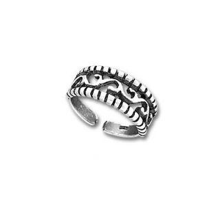 Sterling Essentials Sterling Silver Filigree Toe Ring