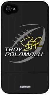 Coveroo Slider Hard Case for iPhone 4/4S Troy Polamalu   Football Cell Phones & Accessories