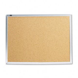 Quartet Cork Bulletin Board with Aluminum Frame (Set of 48)