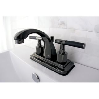 Kingston Brass Water Onyx Double Handle Centerset Bathroom Faucet with