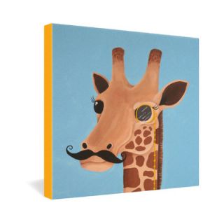 DENY Designs Mandy Hazell Gentleman Giraffe Gallery Wrapped Canvas