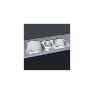 39.5 x 20 Undermount Triple Bowl Kitchen Sink