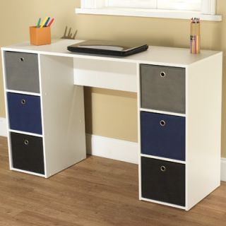 TMS Writing Desk with 6 Bins