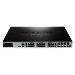 D Link Network DGS 3620 28PC/SI xStack Managed 24 Port Layer 3 Gigabit PoE+ Retail Computers & Accessories