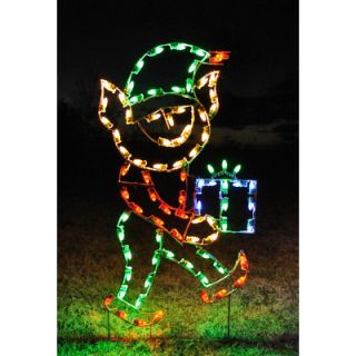 Holiday Lighting Specialists Elf   Santas Helper Light