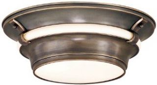 Hudson Valley Lighting 6214 OB Two Light Ceiling Fixture from the Ashland Collection, Old Bronze   Flush Mount Ceiling Light Fixtures  