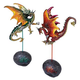 Design Toscano Dragon Minions of Darkness Statues (Set of 2)