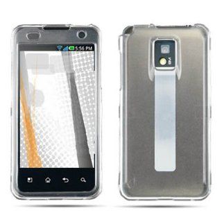 Hard Plastic Snap on Cover Fits LG G2X P999 Transparent Clear T Mobile Cell Phones & Accessories