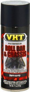 VHT (SP671 6 PK) Satin Black High Temperature Roll Bar and Chassis Paint   11 oz. Aerosol, (Case of 6) Automotive