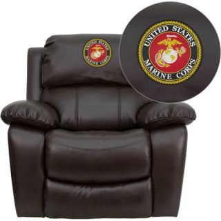 Flash Furniture Personalize Rocker Leather Recliner