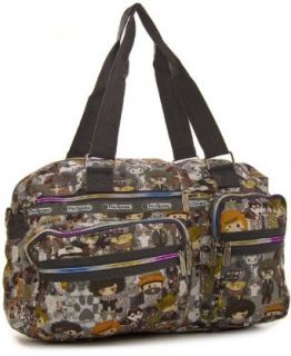 Big Handbag Kids Colourful Cartoon Lightweight Travel Nappy Changing Shoulder Bag (671 Large Heads Grey) Multi Pocket Purse Shoes