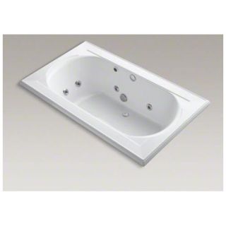 Memoirs Collection 72 Drop In Jetted Whirlpool Bath Tub with Center
