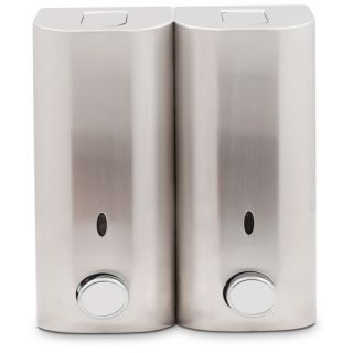 Double Stainless Steel Shower Dispenser