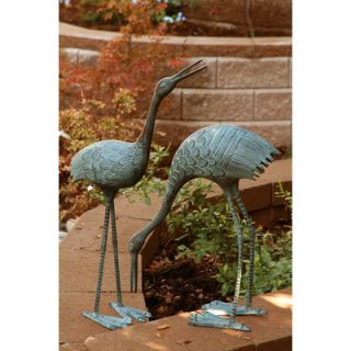 SPI Home Stately Garden Cranes Statue (Set of 2)