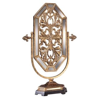 Accent mirror Romance Collection Jessica McClintock Home Tuscan gold