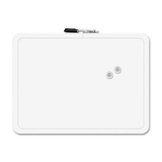 Frame Magnetic Dry erase Board, 1 Marker/2 Magnets, 17x23, White
