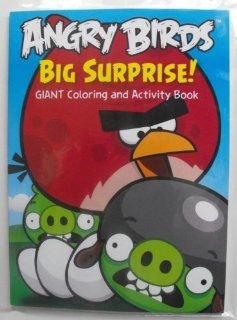 Angry Birds 96 Pg Coloring & Activity Book. (Big Surprise) Heat Sealed in Copyrighted Labeled Sleeve Toys & Games