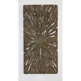 Screen Gems Long Square Wall Décor in Rotten Wood (Set of 2)