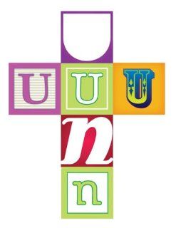 Personalized Name Blocks   Letter U Toys & Games