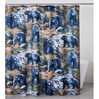 Casa Bella by Fine Art Creations Bears Polyester Shower Curtain