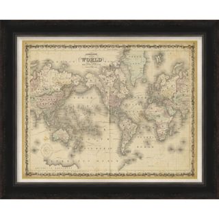 Surya Johnsons Map of the World Giclee Print