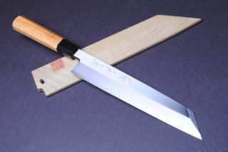 YOSHIHIRO  Namiuchi Ao ko / Blue Steel Kiritsuke Sword Sashimi Sushi Chef Knife 11.7" 300mm  MADE IN JAPAN Kitchen & Dining