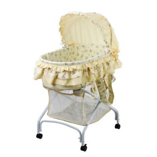 in 1 Bassinet to Cradle in Yellow