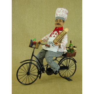 Karen Didion Classic Home Biking Chef Figurine