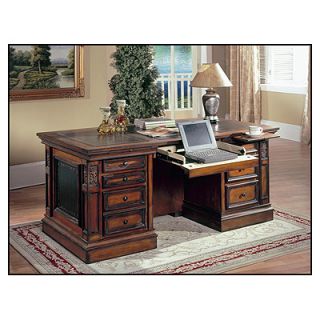Parker House DaVinci 66 W Double Pedestal Executive Desk