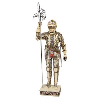 Design Toscano Knight of the Realm with Halberd Statue