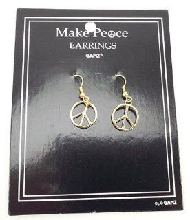 Make PEACE Sign Dangling Earrings 1 pair Toys & Games