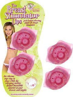 Silicone Breast Stimulator Lips Pink Nipple Clamps Health & Personal Care