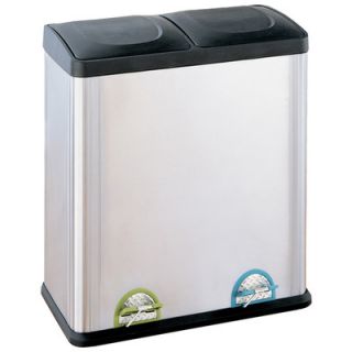 OIA 15.8 Gallon Two Compartment Step On Bin