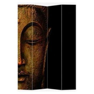 Oriental Furniture 6 Feet Tall Double Sided Buddha and Ganesh Canvas