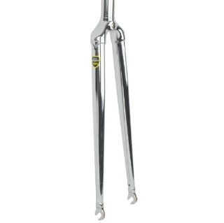 Soma Straight Blade Chrome Track Fork, Chrome, 1" Threadless, 300, 38mm, 700c  Bike Rigid Forks  Sports & Outdoors