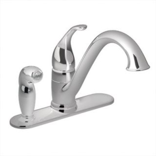 Moen Camerist Single Handle Lever Kitchen Faucet with Protege Side