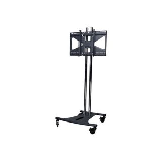 Mobile Cart with 60 Dual Poles and Tilting Mount