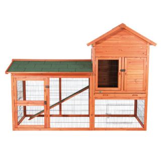 Trixie Pet Products Small Animal Hutch with Outdoor Run
