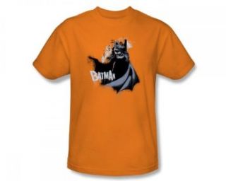 Batman T shirt   THE Drip Knight Orange Adult Tee Shirt Clothing