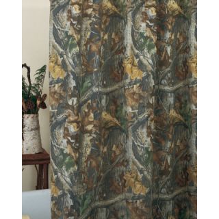 Realtree Bedding Timber Cotton Blend Shower Curtain